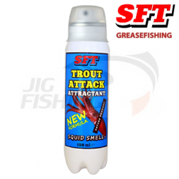 Спрей-аттрактант для ловли форели SFT Squid Smell 150ml (запах кальмара)