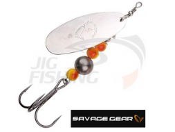 Блесна вращ. Savage Gear Caviar Spinner #2 6gr 01-Silver