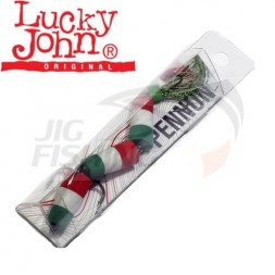 Мандула Lucky John Pennon 130 #зеленый/белый/красный