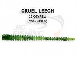 Мягкие приманки Crazy Fish Cruel Leech 2&quot; #23 Cucumber