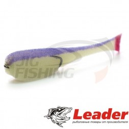 Поролоновые рыбки Leader 125mm #02 White Violet