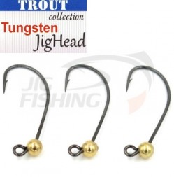 Джиг-головки Trout Tungsten Jig Head MG-3 #6 0.4gr Gold (3шт/уп)