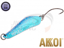 Блесна колеблющаяся Akkoi Reflex Crystal 40mm 3.6gr #R07