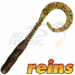 Мягкие приманки Reins Curly Curly 4&quot; #025 Watermelon Red
