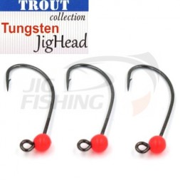 Джиг-головки Trout Tungsten Jig Head MG-3 #6 0.4gr Red (3шт/уп)