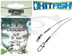 Поводки HitFish Econom Leader Nylon 1x7 15cm 6.8kg (3 шт/уп)