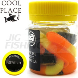 Форелевые приманки Cool Place Stretch Floating Bl Yellow Orange
