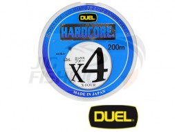 Плетеный шнур Duel Hardcore X4 200m Green #0.6 0.132mm 5.4gr