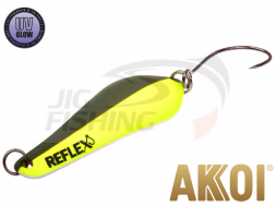 Блесна колеблющаяся Akkoi Reflex Crystal 40mm 3.6gr #R10