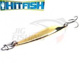 Зимняя блесна HitFish Caterpillar 10gr Gold