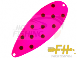 Колеблющаяся блесна Field Hunter North X Standart 45gr #10 Full Pink / Black Dot