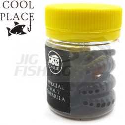 Мягкие приманки Cool Place личинка Maggot 1.2&quot; #Black