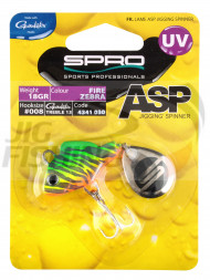 Тейлспиннер Spro ASP Jigging Spinner UV 18gr #Natural Perch