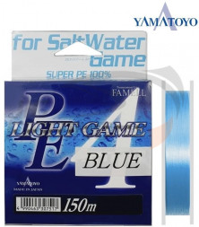 Шнур Yamatoyo Light Game PE4 150m Blue #0.2 0.074mm 1.7kg