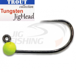 Джиг-головки Trout Tungsten Jig Head BL #8 0.4gr Chartreuse (3шт/уп)