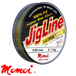 Шнур Momoi JigLine Ultra Light Green 100m #0.04mm 2.4kg