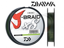 Шнур Daiwa J-Braid X8 150m Dark Green #1 0.13mm 8kg