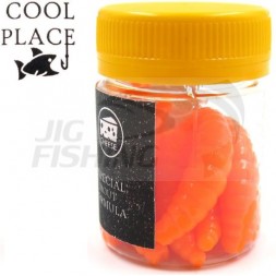 Мягкие приманки Cool Place личинка Maggot 1.2&quot; #Orange