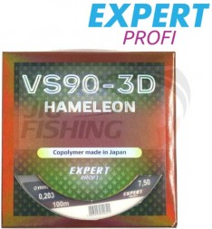 Монолеска Expert Profi VS90 3D Hameleon 100m 0.234mm 9.95kg