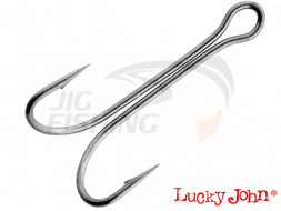 Двойные крючки Lucky John LJH120 #2 (7 шт в уп)