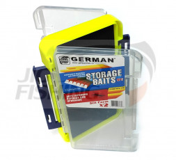 Коробка German Storage Baits NP2  17.5x10.5x3.5cm Yellow