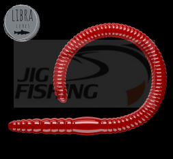 Мягкие приманки Libra Lures Flex Worm 95mm #021 Red