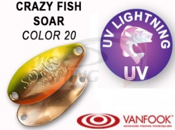 Колеблющиеся блесна Crazy Fish Soar 1.4gr #20