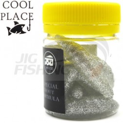 Мягкие приманки Cool Place личинка Maggot 1.2&quot; #Silver FLK