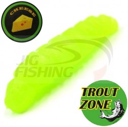 Мягкие приманки Trout Zone Dragonfly Larva 1.3&quot; #Green Chartreuse Cheese