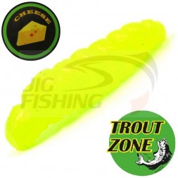 Мягкие приманки Trout Zone Dragonfly Larva 1.3&quot; #Chartreuse Cheese