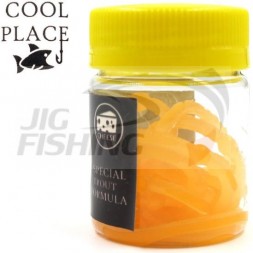 Мягкие приманки Cool Place червь лапша Доширак 4&quot; #Orange Glow