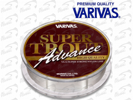 Монофильная леска Varivas Super Trout Advance High Quality 100m #0.8 4lb 0.148mm