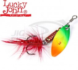 Блесна вращающаяся Lucky John Spin-X Long 5 12gr #FT
