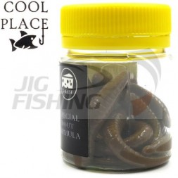 Мягкие приманки Cool Place червь Flat Worm 3.2&quot; #Choko