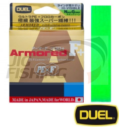 Шнур Duel Armored F+ 100m Neon Green #0.1 0.06mm 2kg