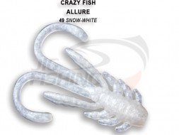 Мягкие приманки Crazy Fish Allure 1.6&quot; 49 Snow White