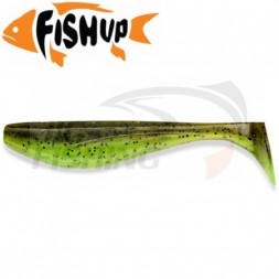 Мягкие приманки FishUp Wizzle Shad 3&quot; #204 Green Pumpkin Chartreuse