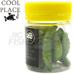 Мягкие приманки Cool Place личинка Maggot 1.6&quot; #Green FLK
