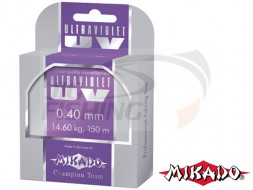 Леска монофильная  Mikado Ultraviolet UV 150m 0.18mm 4.75kg