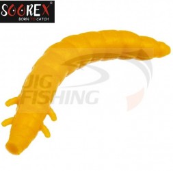 Мягкие приманки Soorex Pro Bait King Worm 55mm #103 Yellow