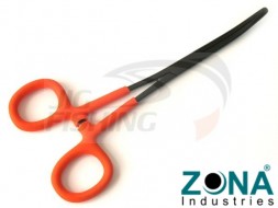 Корцанг Zona Industries Barb Clamp 5.5&quot;/13.7cm Black/Orange Foam Grip