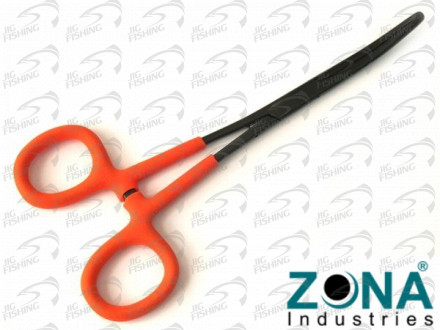 Корцанг Zona Industries Barb Clamp 5.5&quot;/13.7cm Black/Orange Foam Grip