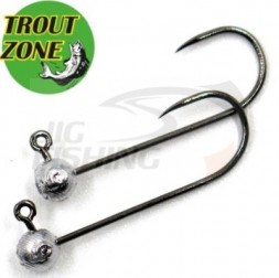 Джиг-головки Trout Zone BL #4 Silver (5шт/уп)