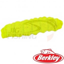 Силиконовая приманка Berkley Gulp Honeyworm 45mm #Chartreuse