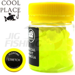 Силикон личинка Cool Place Big Junior Floating Stretch 1.7&quot; #Chartreuse