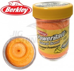 Паста форелевая Berkley PowerBait Natural Scent 50gr Flr Orange Glitter Cheese