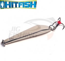 Зимняя блесна HitFish Winter Spoon 7001 55mm #01 Silver