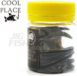 Мягкие приманки Cool Place червь Worm 3&quot; #Black