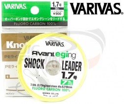 Флюорокарбон  Varivas Avani Eging Shock Leader 30m #1.7 0.218mm 3.75kg 7Lb