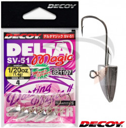 Джиг-головка Decoy SV-51 Delta Magic #6 1.8gr